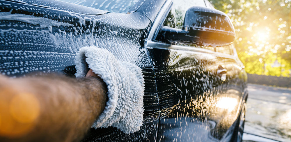 how to wash a car by hand